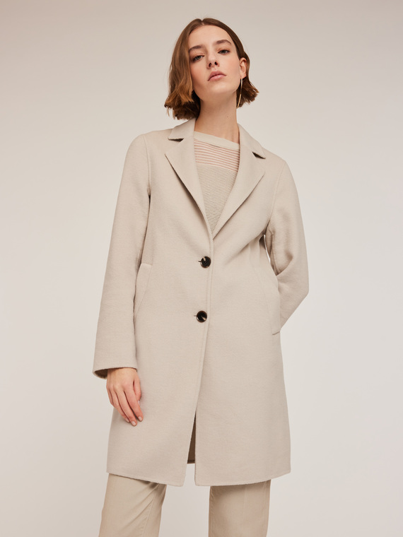 Cappotto sfoderato in lana