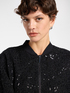 Lace and sequins bomber jacket image number 3