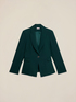 Crepe fabric blazer image number 1