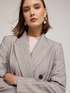 Structured double-breasted pinstripe jacket image number 3