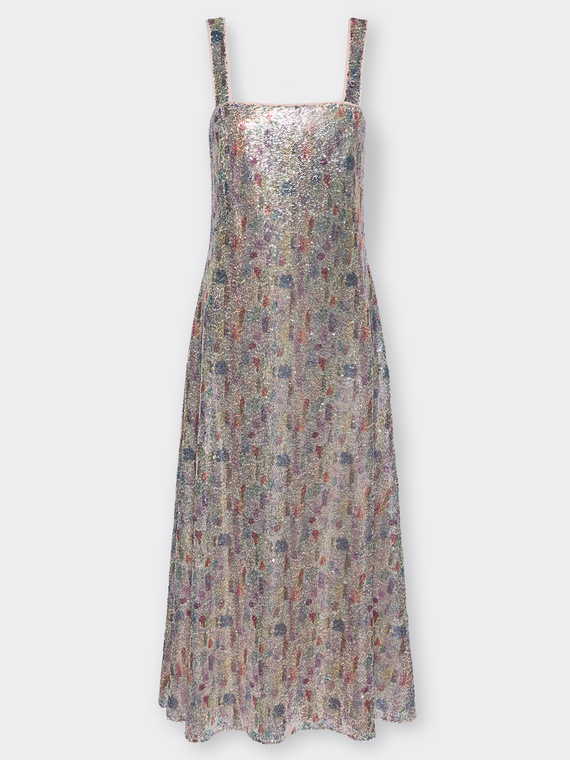 Abito in tulle con paillettes