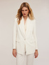 Single-breasted suit jacket in crêpe fabric image number 2