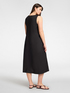 Barrel dress in poplin image number 1