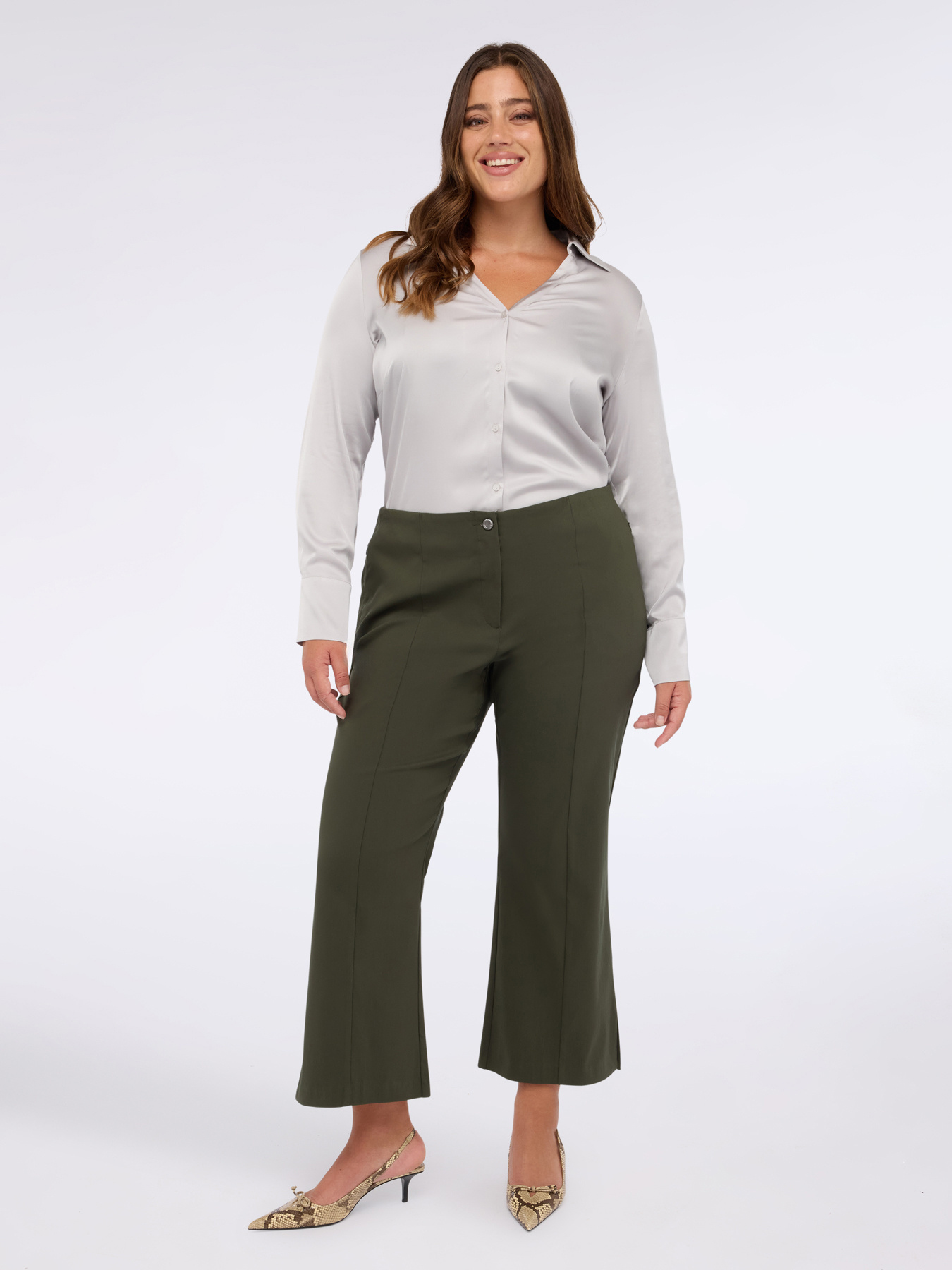 Viscose satin shirt image number 2