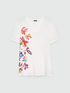 T-shirt with floral print image number 4