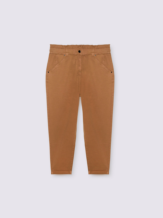 Pantaloni balloon in misto cotone