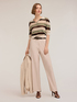 Pulover perforat din lurex cu guler image number 0