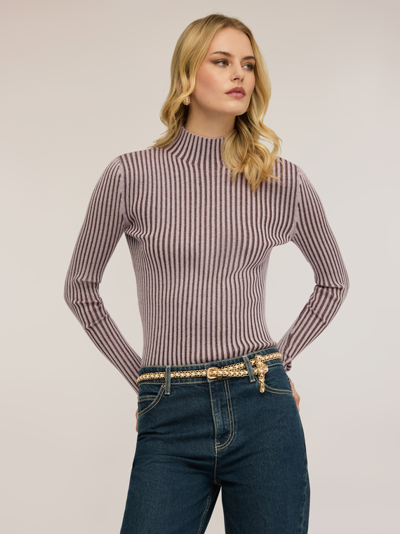 Vanis&eacute; ribbed turtleneck sweater