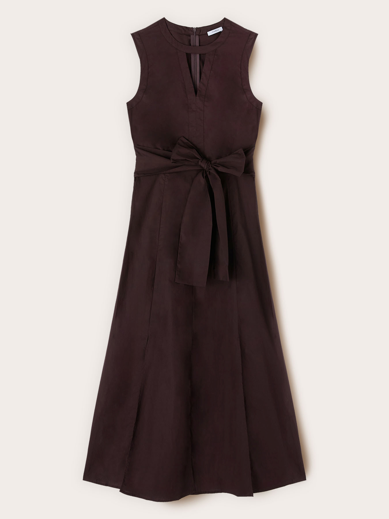 A-line poplin dress image number 4