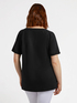 T-shirt with sequinned lettering image number 1
