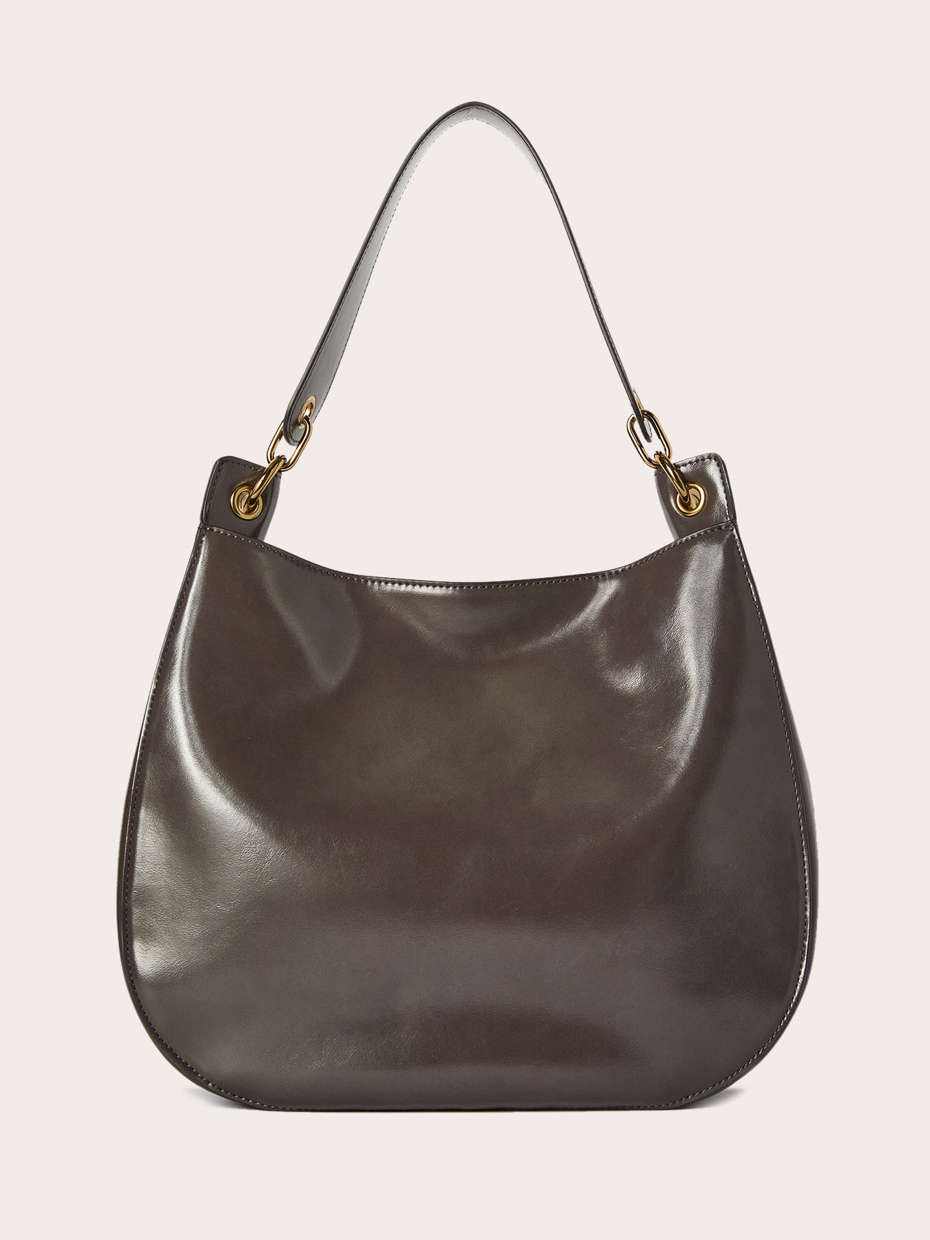 Sac hobo en tissu enduit brillant image number 2