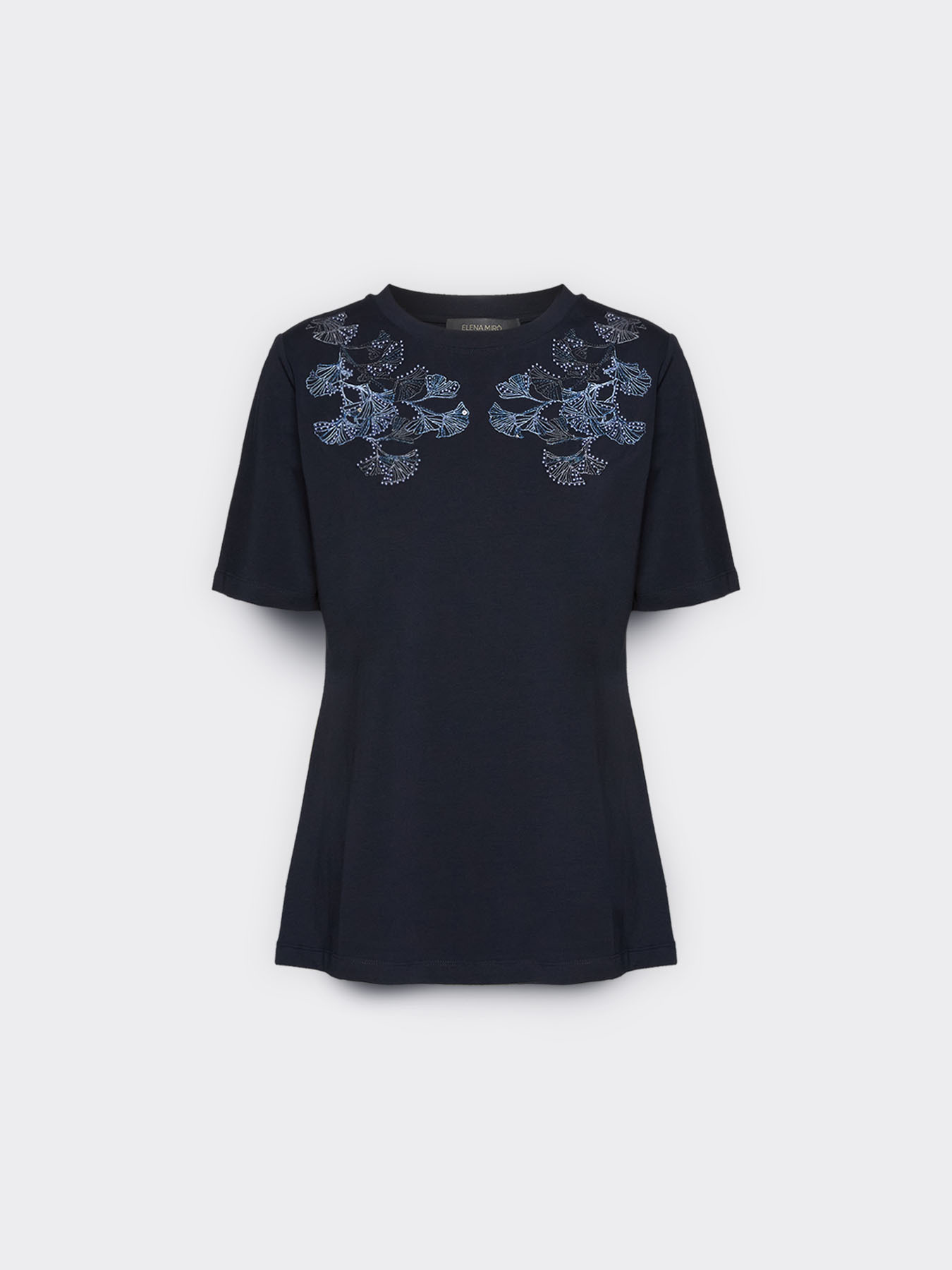 T-shirt avec broderie florale image number 4