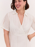 Robe ligne grecque DREAM en broderie anglaise image number 4