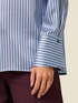 Striped satin shirt image number 3