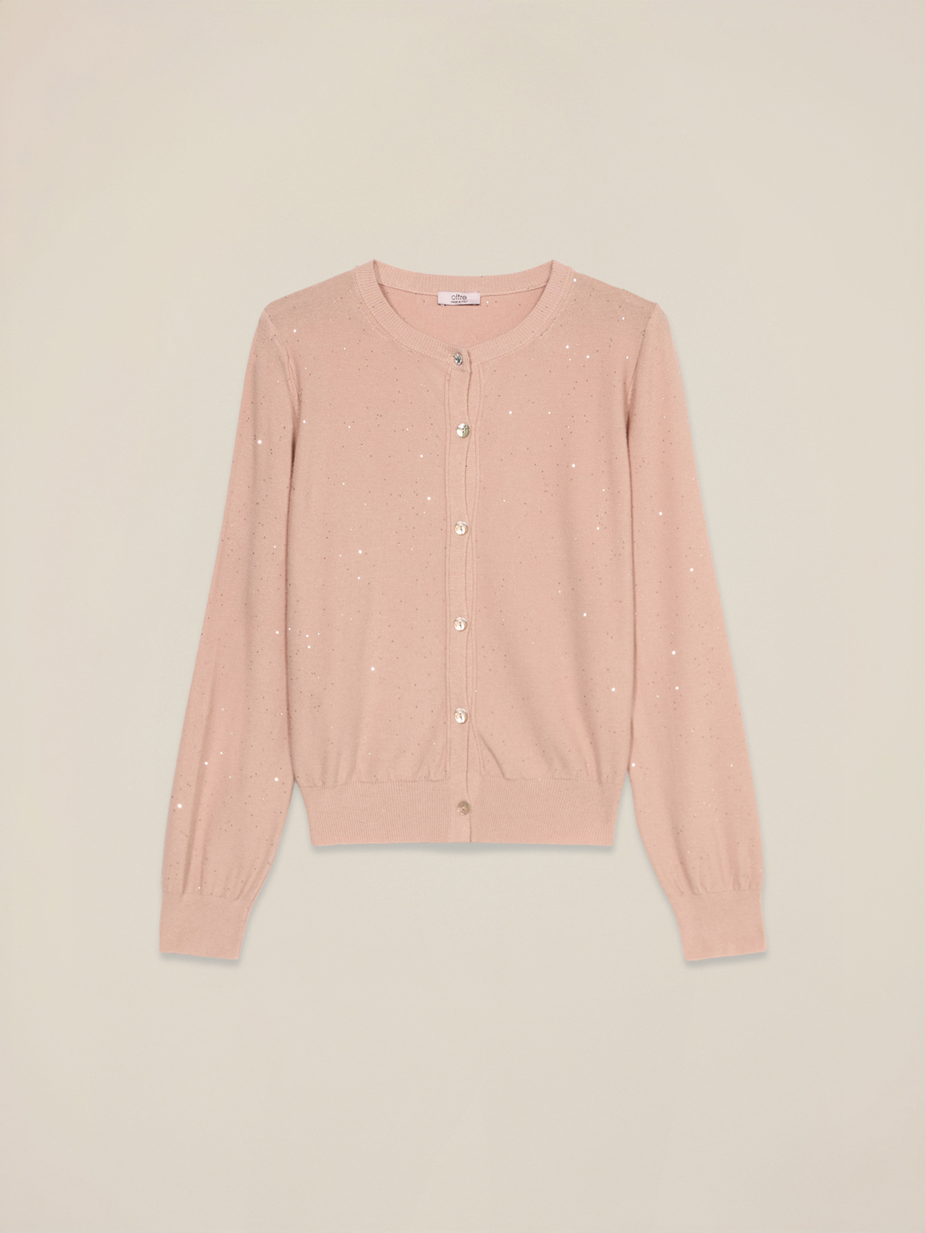 Cárdigan corto con lentejuelas image number 4