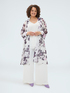 Kaftan aus Georgette mit Blumendruck image number 2