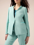 Blazer simple boutonnage avec bordures contrastantes image number 2