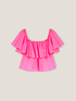 Blusa estiva off-shoulders image number 4