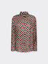 Printed viscose shirt image number 4