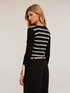 Maglia a coste a righe lurex image number 1