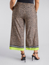 Pantaloni cropped stampa macula image number 3