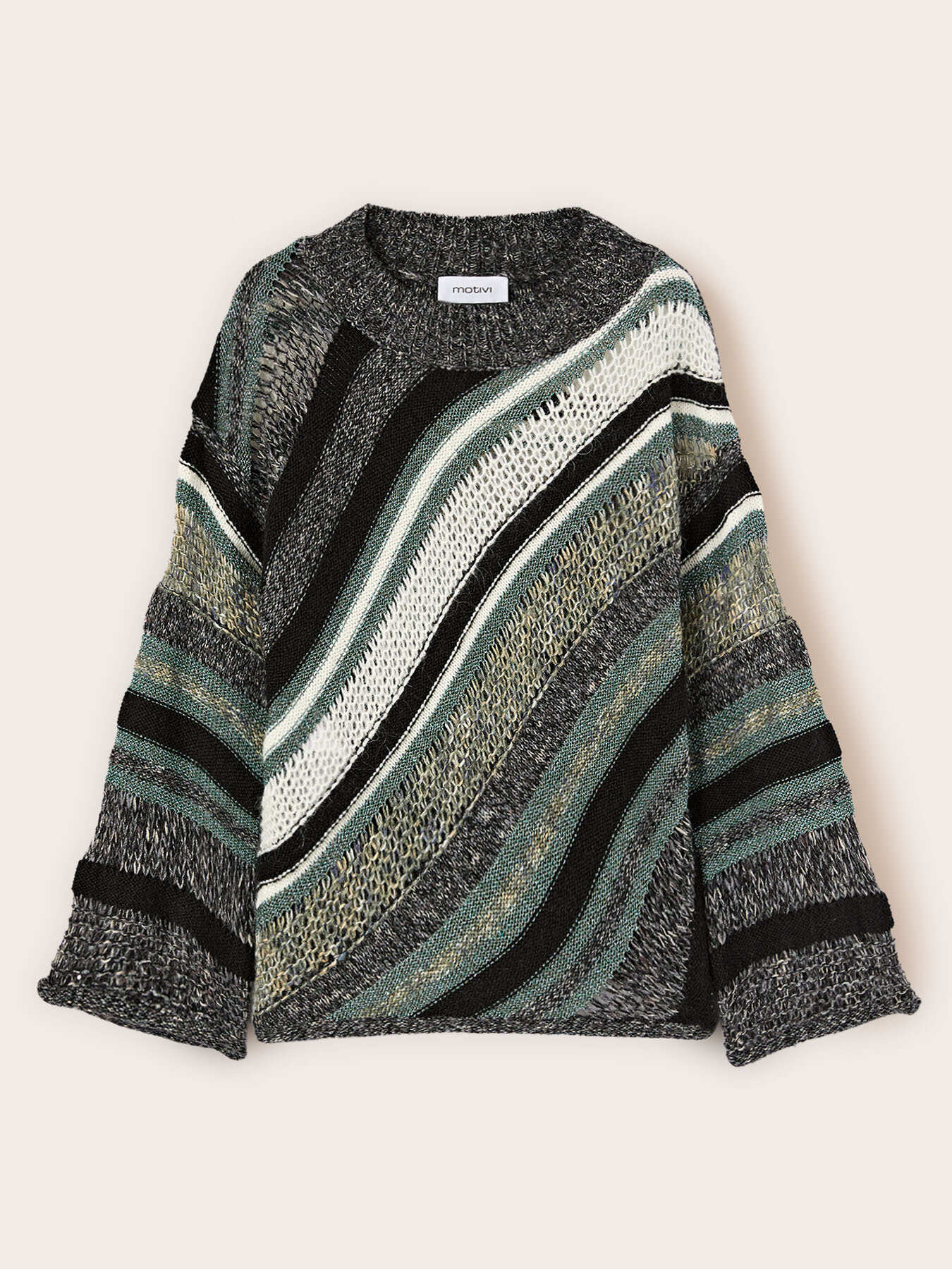 Mohair-Pullover mit Ajouré-Verarbeitung image number 4