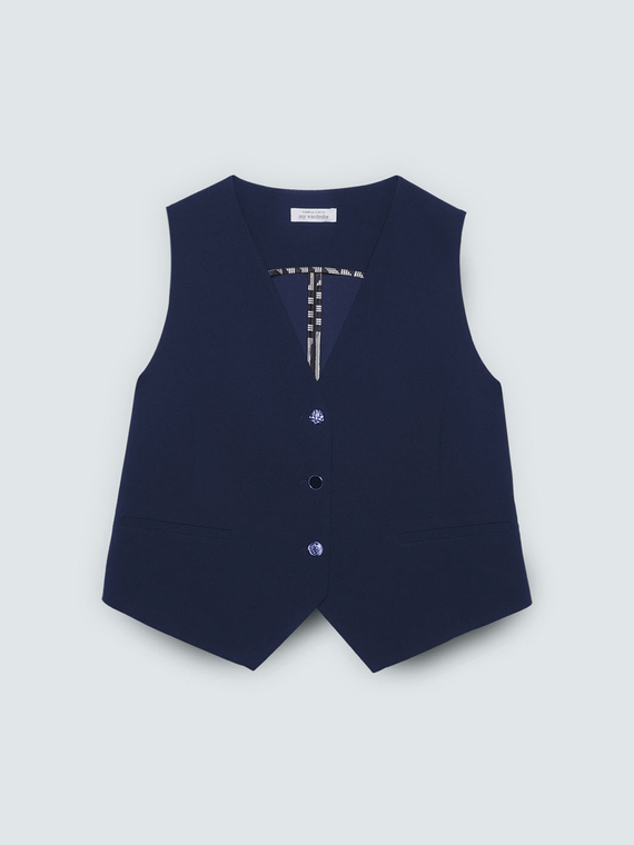 Gilet en tissu extensible