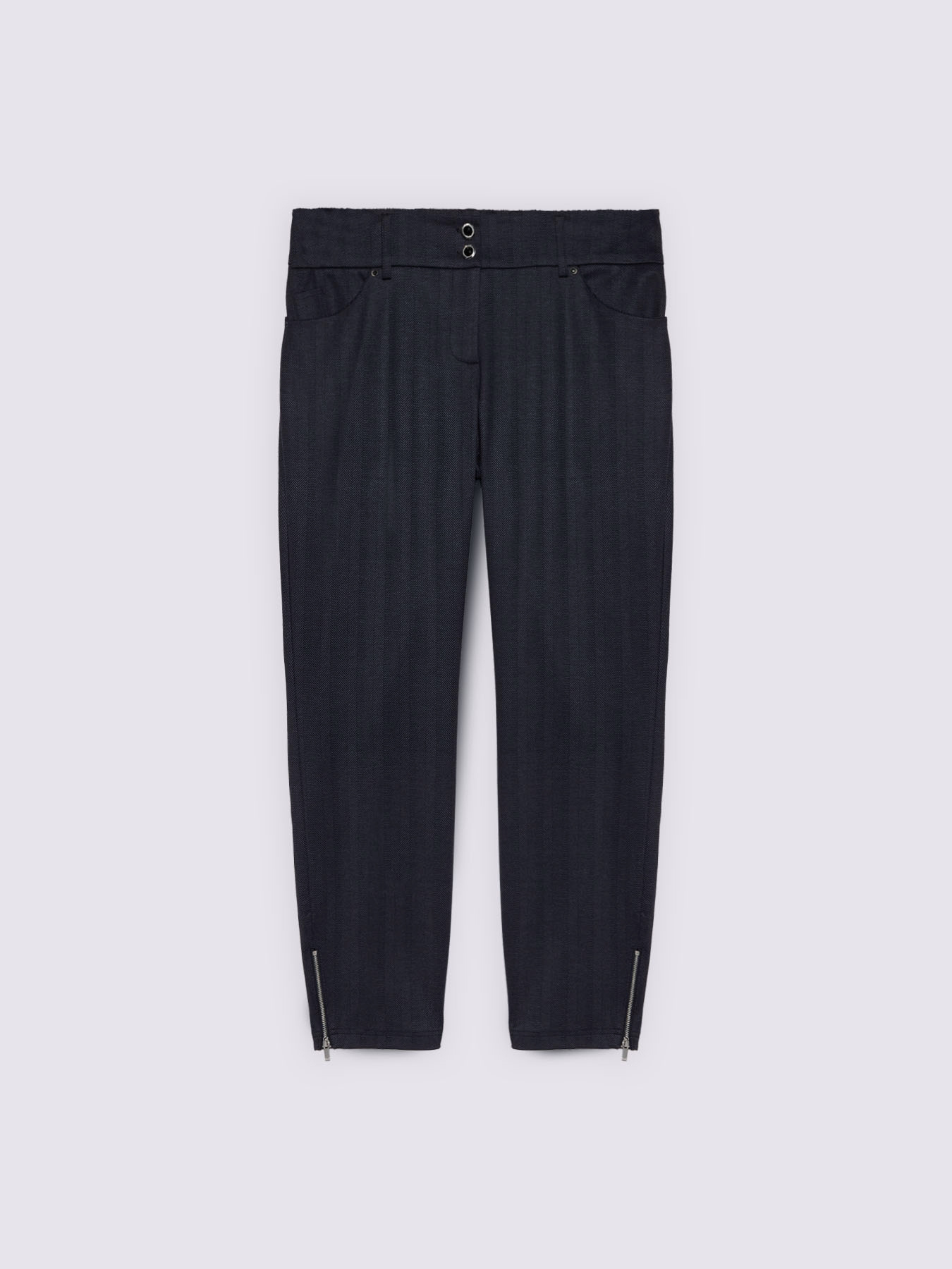 Pantalon skinny &agrave; motif chevrons image number 4