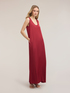 Robe oversize en satin de viscose image number 2