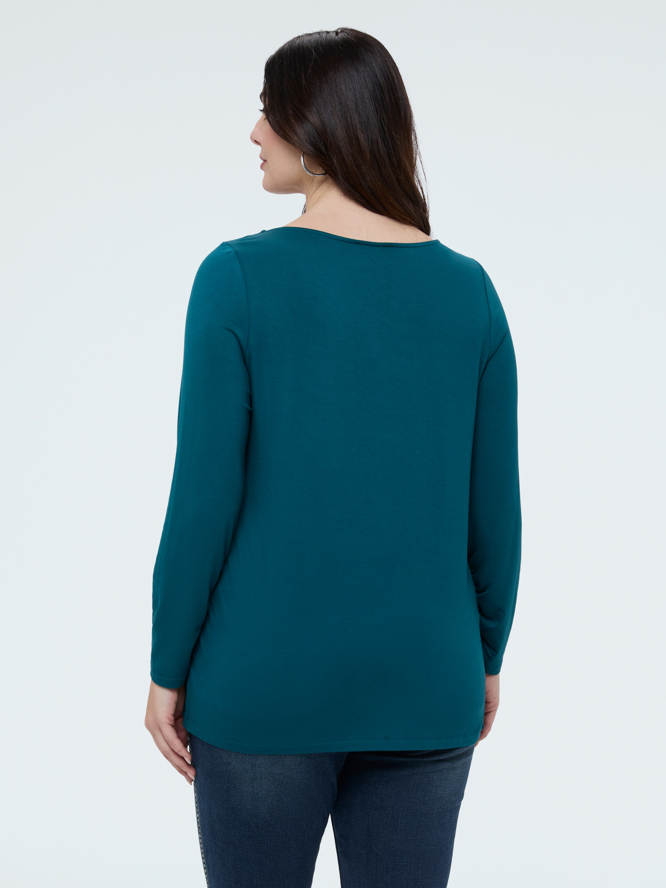 T-shirt in jersey con dettaglio gioiello image number 1