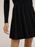 Short knit skirt with appliqués image number 3