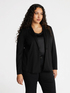 Blazer in jersey con hotfix image number 2
