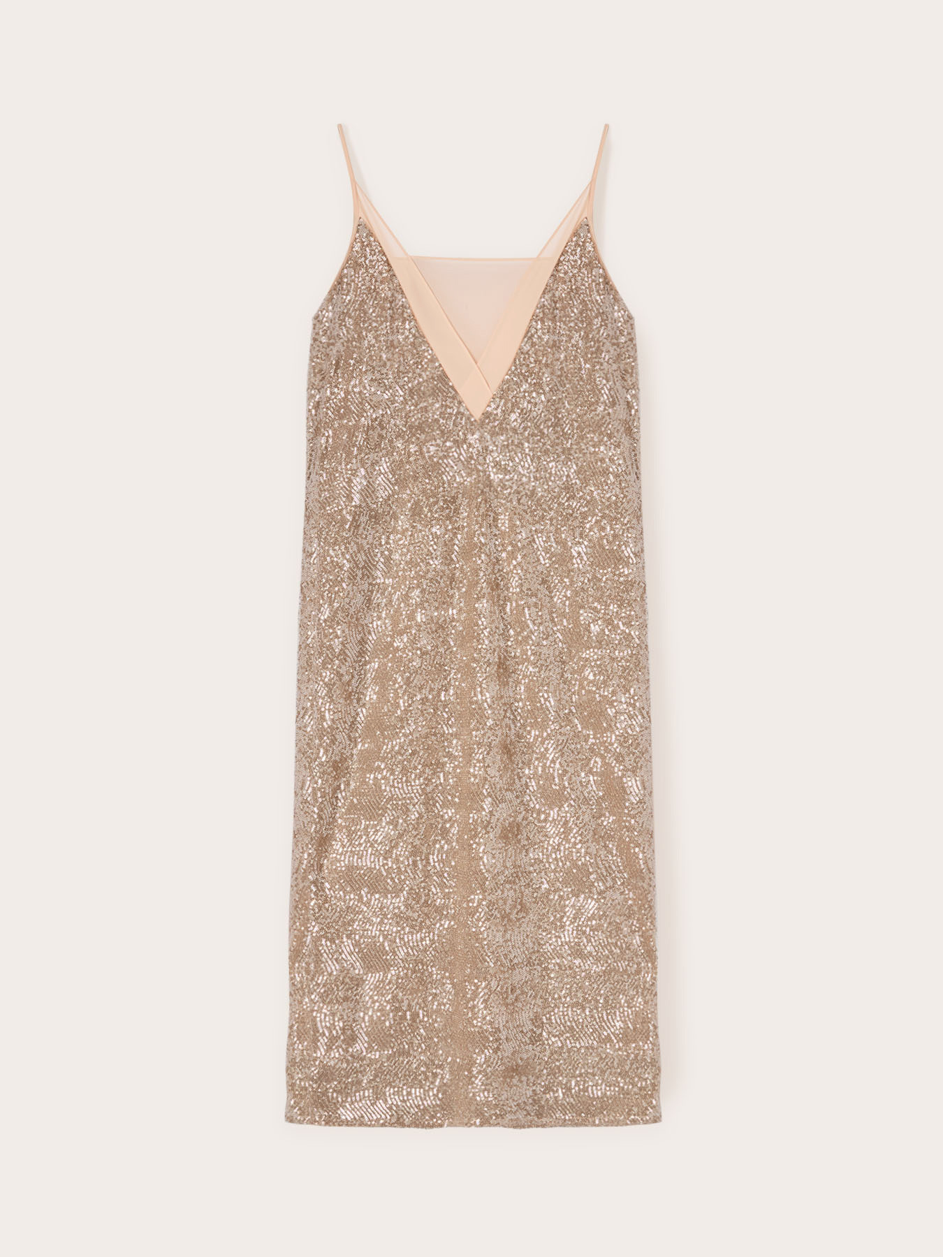 Full sequin midi dress image number 5