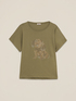 Cotton T-shirt with appliqués image number 3