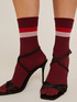 Calze corte velate con bordo a righe image number 1