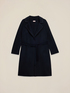 Cappotto lungo misto lana con cintura image number 2