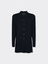 Long cardigan with collar image number 4