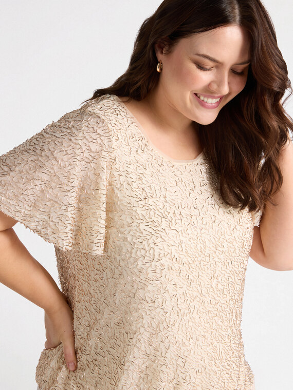 Embroidered jersey T-shirt