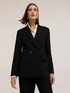 Structured double-breasted pinstripe jacket image number 0