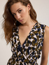 Ethnic print top in mixed lyocell image number 2