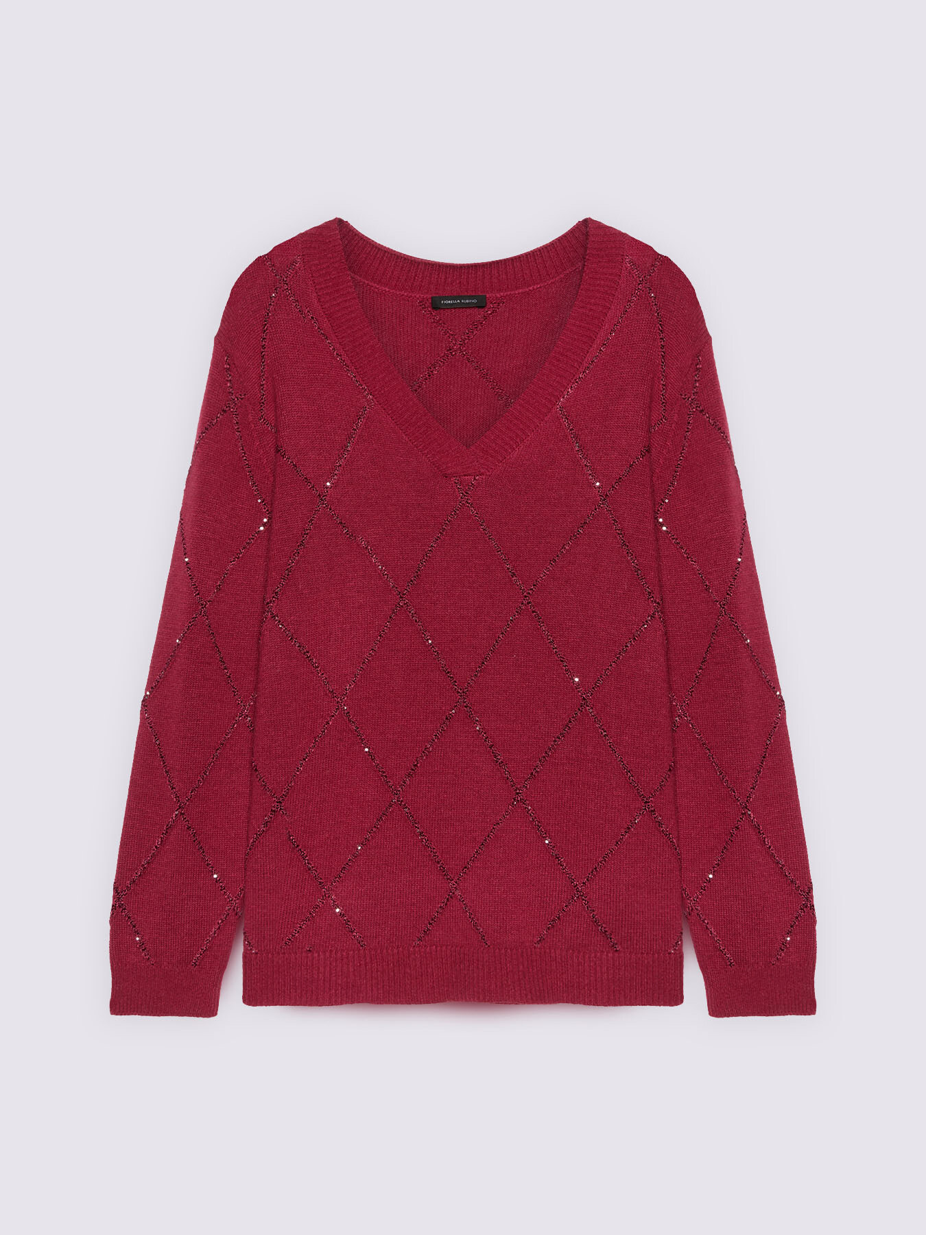 Pullover mit leuchtendem Rautenmuster image number 4