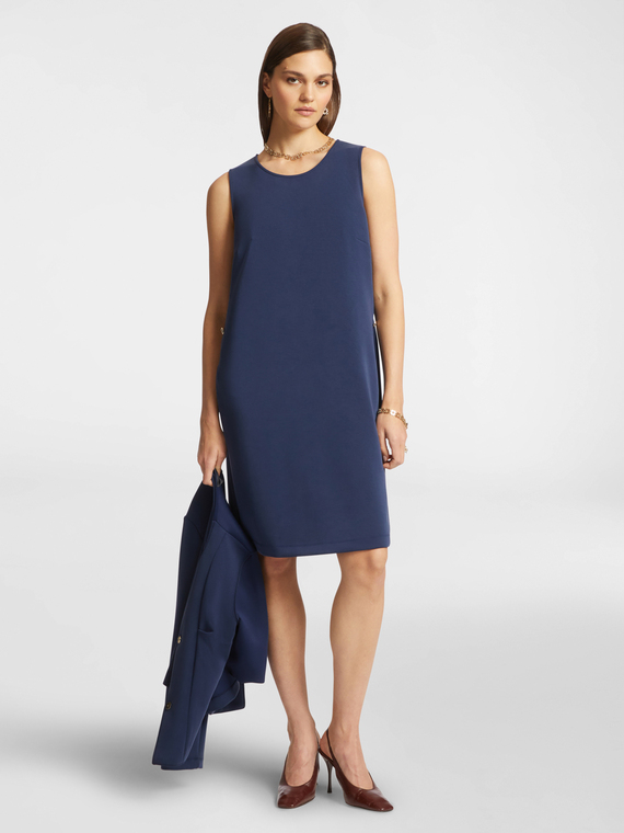 Lightweight scuba fabric dress