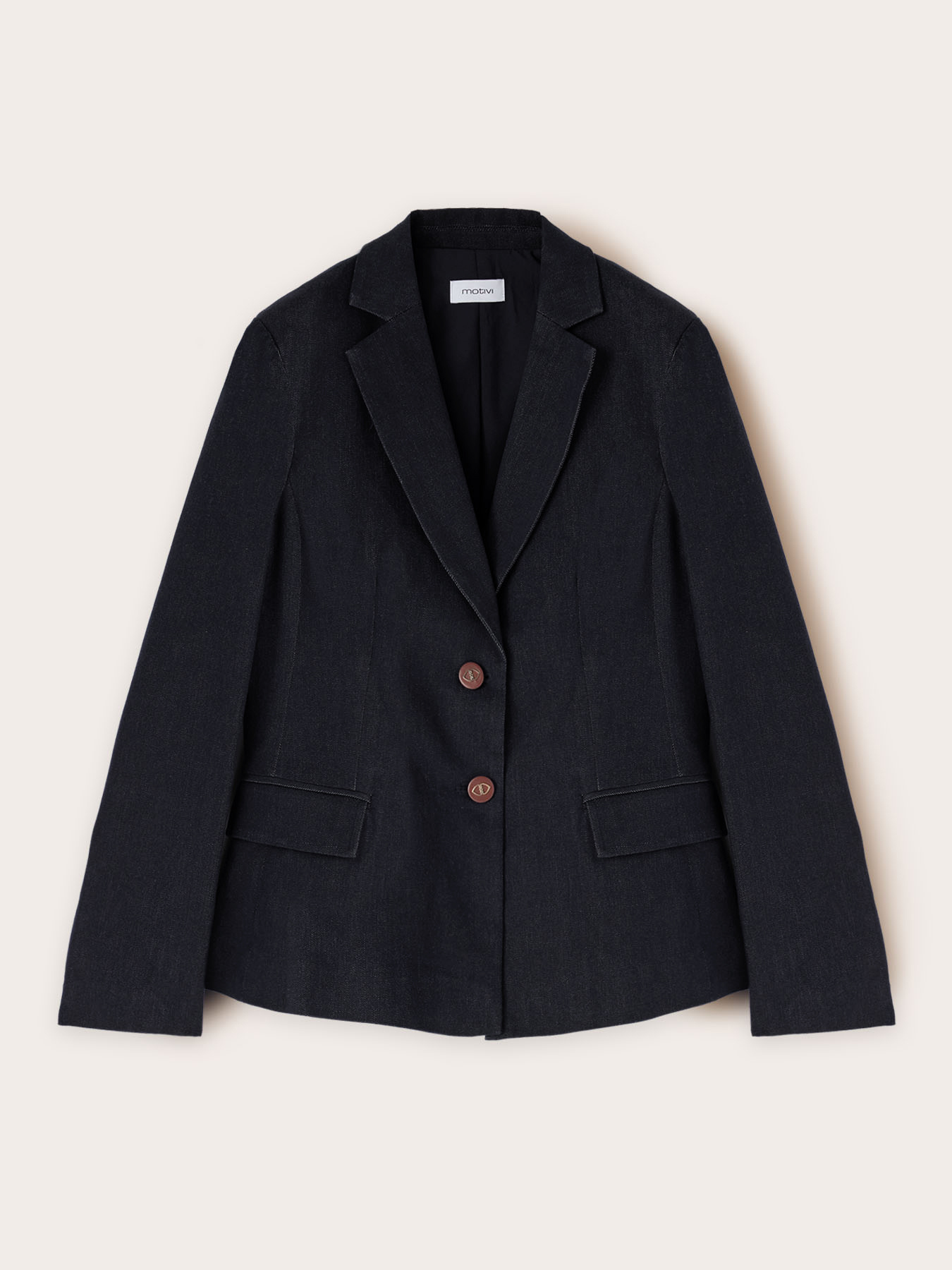 Denim blazer jacket image number 4