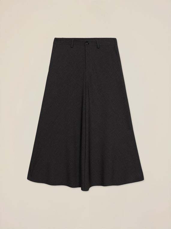 Gonna midi in flanella