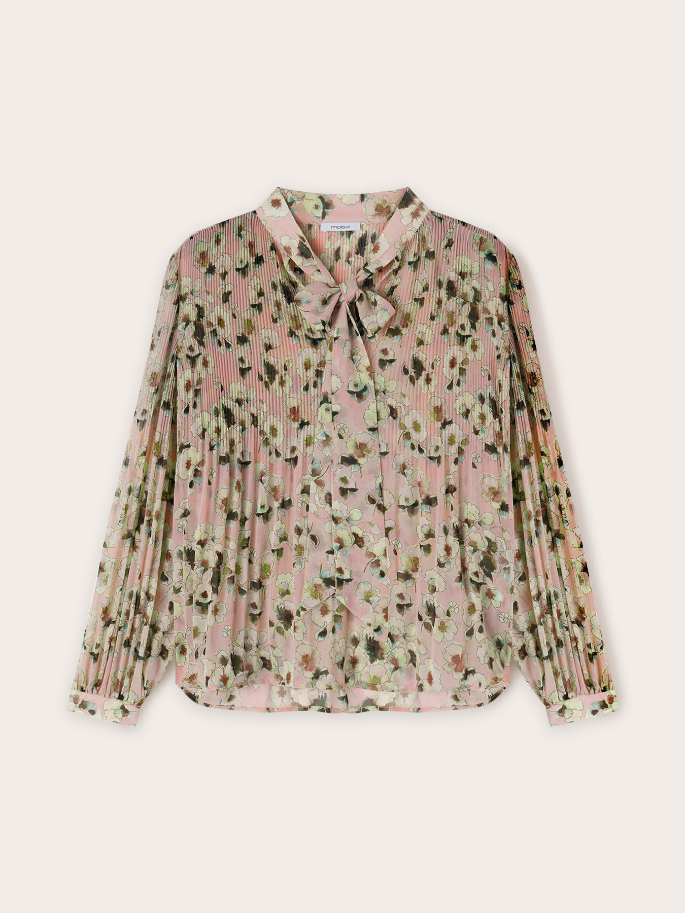 Floral patterned chiffon blouse image number 0