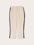 Pantaloni cropped con banda laterale image number 4
