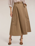 Cotton poplin cargo skirt image number 2