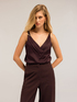 Soft pleated top with border image number 3