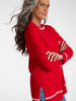 Viscose blend cardigan with striped details image number 3