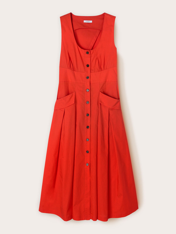 Robe chemisier avec poches